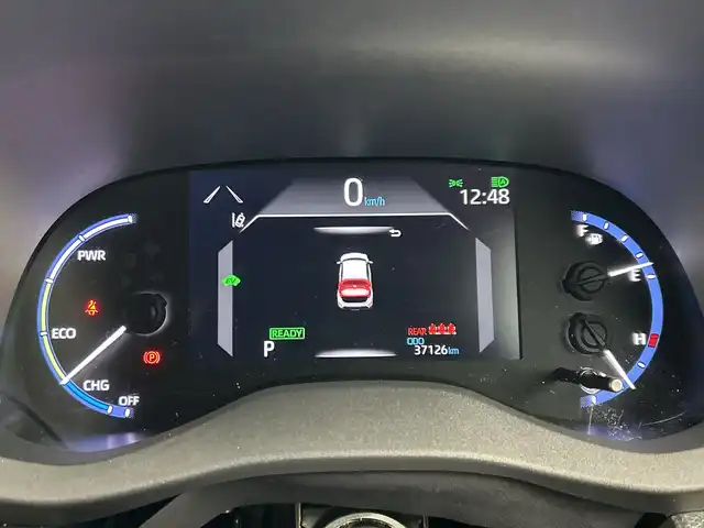トヨタ ヤリスクロス ハイブリッド Z 三重県 2023(令5)年 3.8万km ブラックマイカ /禁煙車//純正ディスプレイオーディオ//AppleCarPray/AndroidAuto/Bluetooth/AM/FM//トヨタセーフティセンス//レーダークルーズコントロール//パノラミックビューモニター//ステリングヒーター//前席シートヒーター//オートライト//オートハイビーム//ブラインドスポットモニター//電動パーキング//ETC//AC100V//LEDヘッドライト//純正18インチAW