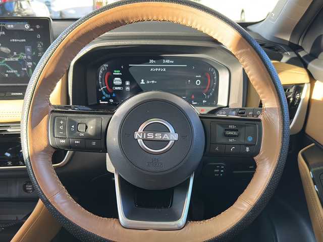 日産 エクストレイル G e－4ORCE 京都府 2024(令6)年 1.7万km ゴールド ワンオーナー　/ナッパ茶革シート　/サンルーフ　/ルーフレール/全方位カメラ　/プロパイロット　/e-Pedal /パーキングアシスト/ダウンヒルアシストコントロール/１２．３インチ純正ディスプレイオーディオナビ　/フルセグTV/Bluetooth/AppleCarPlay/USB接続/置くだけ充電/ＨＵＤ　/禁煙　/デジタルインナーミラー /純正前後ドライブレコーダー/メモリーシート /前席パワーシート/シートヒーター/LEDヘッドライト/オートライト/オートマチックハイビーム/電動リアゲート/純正AW19インチ/Wエアバッグ/カーテンエアバッグ/ETC2.0