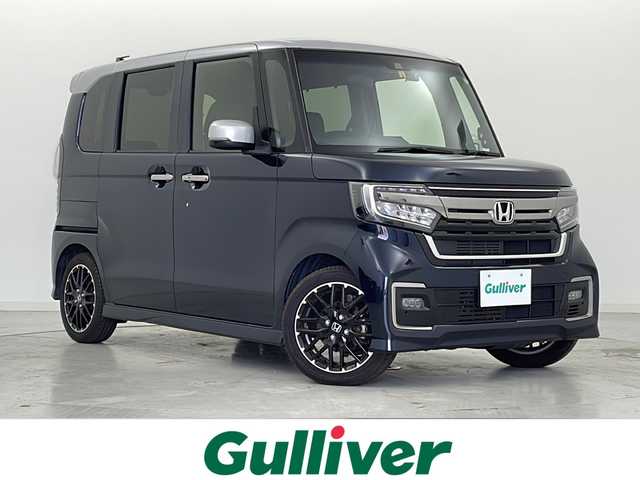ホンダ Ｎ ＢＯＸ カスタム L ターボ コーディネートスタイル 宮城県 2022(令4)年 5.4万km ミッドナイトブルービームM Honda SENSING			/・衝突軽減ブレーキ	/・路外逸脱抑制機能/・アダプティブクルーズコントロール		/・車線維持支援システム/・オートハイビーム/両側パワースライドドア/シートヒーターD/社外7型ナビ/BT.SD.CD.DVD.USB.iPad/フルセグTV/バックカメラ/社外ETC/社外ドライブレコーダーF/革巻ステアリング/パドルシフト/ステアリングスイッチ/電動パーキングブレーキ/プッシュスタート/スマートキー/レザーシート/純正15インチAW/純正フロアマッド/LEDヘッドライト/LEDフォグランプ/パーキングセンサー/ロールサンシェード/シートバックテーブル/横滑り防止機能