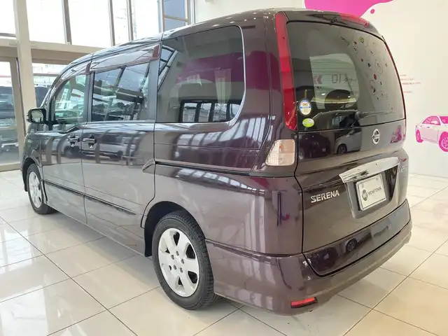 日産 セレナ ハイウェイスター 埼玉県 2008(平20)年 7万km ディープカシス 取扱説明書/保証書/スマートキー/純正HDDナビ/　CD/DVD/ワンセグTV/バックカメラ/両側パワースライドドア/ETC/純正LEDヘッドライト