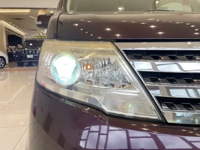 日産 セレナ ハイウェイスター 埼玉県 2008(平20)年 7万km ディープカシス 取扱説明書/保証書/スマートキー/純正HDDナビ/　CD/DVD/ワンセグTV/バックカメラ/両側パワースライドドア/ETC/純正LEDヘッドライト