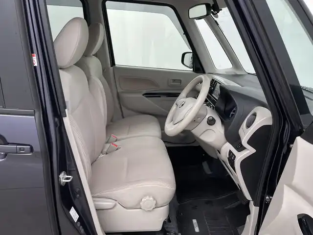 日産 デイズ ルークス X 鹿児島県 2015(平27)年 4.5万km プレミアムパープルP 禁煙車/純正ナビ(BT/CD/DVD/AM/FM)/アラウンドビューモニター/両側パワースライドドア/エマージェンシーブレーキ/車線逸脱警報/プッシュスタート/ETC/アイドリングストップ