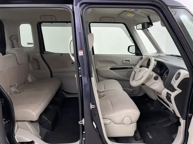 日産 デイズ ルークス X 鹿児島県 2015(平27)年 4.5万km プレミアムパープルP 禁煙車/純正ナビ(BT/CD/DVD/AM/FM)/アラウンドビューモニター/両側パワースライドドア/エマージェンシーブレーキ/車線逸脱警報/プッシュスタート/ETC/アイドリングストップ