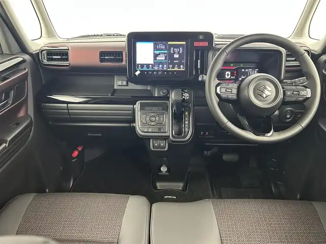スズキ スペーシア カスタム HYBRID XS 大阪府 2024(令6)年 0.3万km ピュアホワイトP 禁煙車/スズキセーフティサポート/・デュアルセンサーブレーキサポート/・誤発進抑制機能/・車線逸脱警報/・アダプティブクルーズコントロール/・ブラインドスポットモニタリング/・リアビューカメラ/両側パワースライドドア/スズキコネクトナビ/アラウンドビューモニター/LEDオートライト/ハーフレザーシート/シートヒーター/純正15インチアルミホイール/アイドリングストップ/USBポート/プッシュスタート/スマートキー