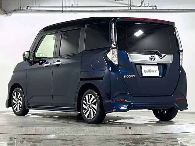 トヨタ ルーミー カスタムG 広島県 2022(令4)年 3.6万km レーザーブルークリスタルシャイン 禁煙/ワンオーナー/純正9インチナビ/CD/DVD/DTV/Bluetooth/USB/HDMI/パノラミックビューモニター/デジタルインナーミラー/レーダークルーズコントロール/両側パワースライドドア/シートヒーター/LEDオートライト/オートライト/前後ドライブレコーダー/社外AW付スタッドレス積み込み/コーナーセンサー/ビルトインETC/アイドリングストップ/スマートキー/スペアキー/純正フロアマット/純正ドアバイザー/ステアリングスイッチ/電子パーキング