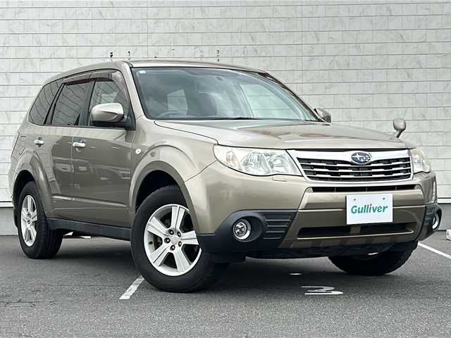 スバル フォレスター 2．0XS 長野県 2008(平20)年 4.5万km トパーズゴールドメタリック .４ＷＤ　/.クルコン　/.ディーラーナビ　/.純正１６ＡＷ　/.純正フロアマット　/.ビルトインＥＴＣ　/.ドラレコ　/.ワンセグ