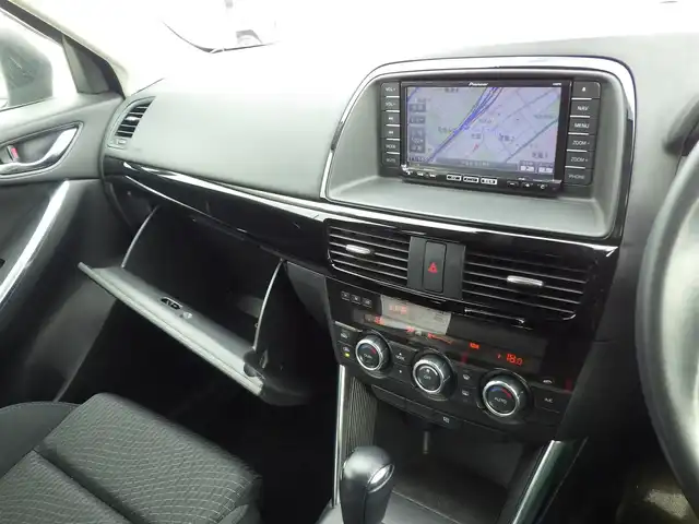 マツダ ＣＸ－５ XD 千葉県 2014(平26)年 4.4万km ディープクリスタルブルーマイカ 純正SDナビ/地デジTV/【DVD/CD再生機能　Bluetooth接続】/サイド/バックカメラ/革巻きステアリング/ETC/HIDヘッドライト/フォグライト/ウインカーミラー/純正17インチアルミホイル/サイド/カーテンエアバッグ/スマートキー