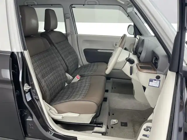 スズキ ラパン ＬＣ X 愛知県 2022(令4)年 0.9万km アーバンブラウンパールメタリック/ソフトベージュ2トーン 純正ナビ　フルセグＴＶ　シートヒーター　禁煙　ツートン　デュアルカメラブレーキ　衝突軽減　車線逸脱　ハーフレザー　ＬＥＤオートライト　リヤパーキングセンサー　ＥＴＣ　純正フロアマット　プッシュスタート