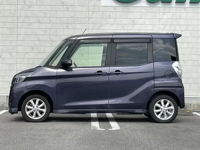 日産 デイズ ルークス ハイウェイスター Xターボ 宮崎県 2017(平29)年 8.1万km プレミアムパープルP 純正SDナビ/（CD/DVD/AM/FM/BT)/フルセグTV/バックカメラ/アラウンドビューカメラ/ステアリングスイッチ/アイドリングストップ/左側パワースライドドア/エマージェンシーブレーキ/横滑り防止機能/オートハイビーム/ドライブレコーダー/ETC