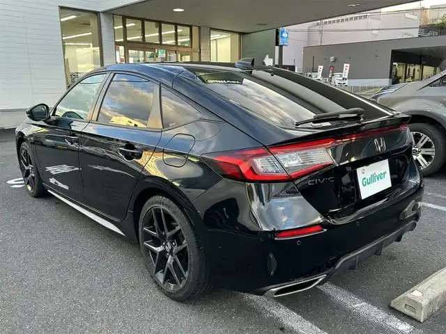 ホンダ シビック EX 長崎県 2021(令3)年 3万km クリスタルブラックパール 純正ナビ付ディスプレイオーディオ（AM/FM/TV)/ブルートゥース/クルーズコントロール追従あり/レーンキープアシスト/衝突軽減ブレーキ/電子パーキングブレーキ/ブレーキホールド/横滑り防止装置/スマートホン非接触準電/バックカメラ/シートヒーター（前席）/ブラインドスポットモニター/踏み間違い衝突軽減/路外逸脱抑制機能/純正アルミホイール/コーナーセンサー（前後）