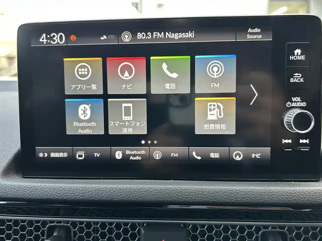 ホンダ シビック EX 長崎県 2021(令3)年 3万km クリスタルブラックパール 純正ナビ付ディスプレイオーディオ（AM/FM/TV)/ブルートゥース/クルーズコントロール追従あり/レーンキープアシスト/衝突軽減ブレーキ/電子パーキングブレーキ/ブレーキホールド/横滑り防止装置/スマートホン非接触準電/バックカメラ/シートヒーター（前席）/ブラインドスポットモニター/踏み間違い衝突軽減/路外逸脱抑制機能/純正アルミホイール/コーナーセンサー（前後）