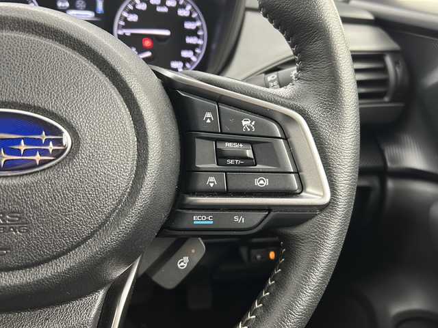 スバル クロストレック ツーリング 宮城県 2024(令6)年 5.2万km クリスタルホワイトP 禁煙車/アイサイト/・プリクラッシュブレーキ/・エマージェンシーレーンキープ/・車線逸脱防止システム/・アダプティブクルーズコントロール/パノラミックビューモニター/後退時ブレーキアシスト/後側方警戒支援システム/ステアリング連動ヘッドランプ/純正11.6インチSDナビ/・BT/USB/iPod/AppleCarPlay/AndroidAuto/フルセグTV/ビルトインETC/前後ドライブレコーダー/前席シートヒーター/前席パワーシート/革巻きステアリング/ステアリングスイッチ/ステアリングヒーター/電動パーキングブレーキ/プッシュスタート/スマートキー/LEDヘッドライト/LEDフォグランプ/純正17インチアルミホイール/純正フロアマット/横滑り防止装置