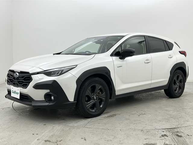 スバル クロストレック ツーリング 宮城県 2024(令6)年 5.2万km クリスタルホワイトP 禁煙車/アイサイト/・プリクラッシュブレーキ/・エマージェンシーレーンキープ/・車線逸脱防止システム/・アダプティブクルーズコントロール/パノラミックビューモニター/後退時ブレーキアシスト/後側方警戒支援システム/ステアリング連動ヘッドランプ/純正11.6インチSDナビ/・BT/USB/iPod/AppleCarPlay/AndroidAuto/フルセグTV/ビルトインETC/前後ドライブレコーダー/前席シートヒーター/前席パワーシート/革巻きステアリング/ステアリングスイッチ/ステアリングヒーター/電動パーキングブレーキ/プッシュスタート/スマートキー/LEDヘッドライト/LEDフォグランプ/純正17インチアルミホイール/純正フロアマット/横滑り防止装置