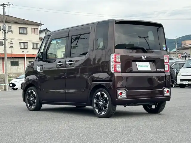 ダイハツ ウェイク G ターボ　レジャーエディション SA Ⅱ 岡山県 2016(平28)年 4.9万km プラムブラウンクリスタルマイカ 純正メモリーナビ/（ワンセグテレビ、CD、USB、Bluetooth）/バックカメラ/衝突軽減システム/レーンキープアシスト/LEDヘッドライト/LEDルームランプ/両側パワースライド/ドライブレコーダー/ターボ車/純正１５インチＡＷ/純正フロアマット/アイドリングストップ/スマートキー/プッシュスタート
