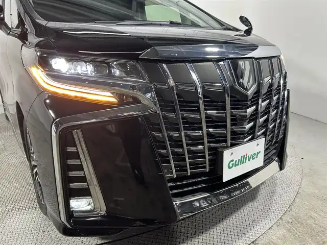 トヨタ アルファード S Cパッケージ 大阪府 2019(令1)年 4.6万km ブラック ＡＬＰＩＮＥナビＴＶ　後席モニター　三眼ＬＥＤ　黒革シート　パワーシート／ヒーター／エアコン　電動リアゲート　デジタルインナーミラー　衝突軽減　レーダーＣ　ＢＳＭ　前後ドラレコ　１００Ｖ電源