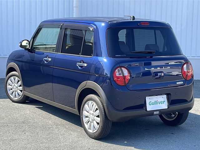 スズキ ラパン X 三重県 2020(令2)年 0.6万km ノクターンブルーパール 社外ナビ/コーナーセンサー/衝突軽減ブレーキ/レーンキープアシスト/横滑り防止/アイドリングストップ/革巻きステアリング/純正フロアマット/前席シートヒーター/電動格納ミラー/禁煙車