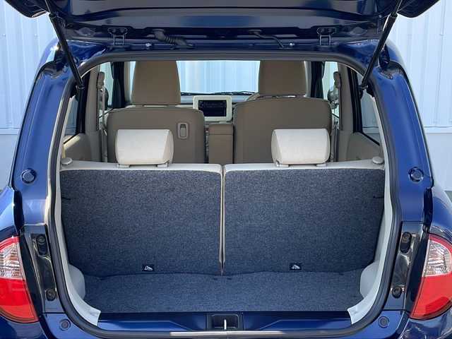 スズキ ラパン X 三重県 2020(令2)年 0.6万km ノクターンブルーパール 社外ナビ/コーナーセンサー/衝突軽減ブレーキ/レーンキープアシスト/横滑り防止/アイドリングストップ/革巻きステアリング/純正フロアマット/前席シートヒーター/電動格納ミラー/禁煙車