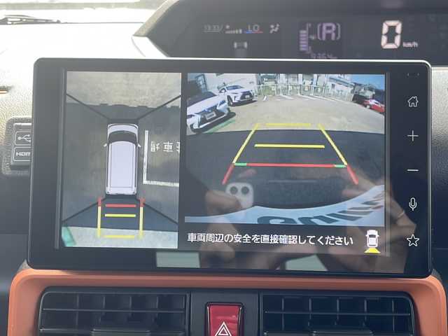 ダイハツ タント ファンクロス 兵庫県 2023(令5)年 1万km クロムグレーメタリック 登録時走行距離9364km/スマートアシスト/純正9型ディスプレイオーディオ/フルセグTV/Bluetooth/HDMI/AppleCarPlay/全方位カメラ/純正ドライブレコーダー（DA連動）/両側パワースライドドア/ビルトインETC/格納式サンシェード（リアドア）/ルーフレール/前席シートヒーター/純正フロアマット/格納式シートバックテーブル（運転席/助手席）