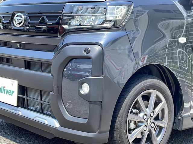 ダイハツ タント ファンクロス 兵庫県 2023(令5)年 1万km クロムグレーメタリック 登録時走行距離9364km/スマートアシスト/純正9型ディスプレイオーディオ/フルセグTV/Bluetooth/HDMI/AppleCarPlay/全方位カメラ/純正ドライブレコーダー（DA連動）/両側パワースライドドア/ビルトインETC/格納式サンシェード（リアドア）/ルーフレール/前席シートヒーター/純正フロアマット/格納式シートバックテーブル（運転席/助手席）