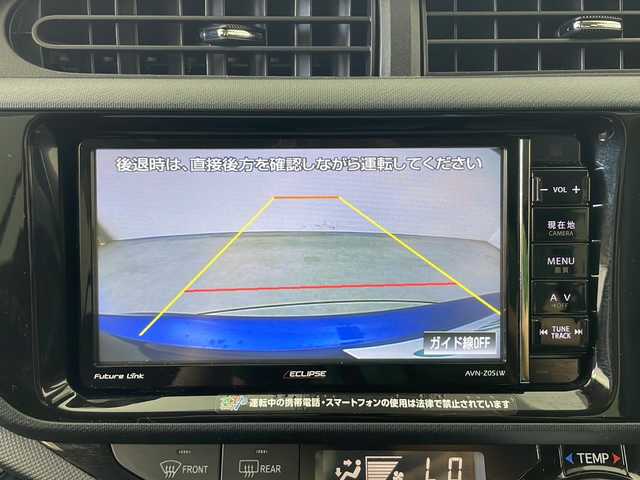 トヨタ アクア G 秋田県 2016(平28)年 4.4万km コバルトブルーメタリック 純正ナビ　/Ｂｌｕｅｔｏｏｔｈ　/フルセグＴＶ　/ビルトインＥＴＣ　/オートライト　/前席シートヒーター　/衝突軽減装置　/レーンキープ　/クルーズコントロール　/電動格納ミラー　/革巻きステアリング/ステアリングスイッチ /ドアバイザー