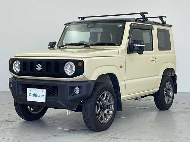 スズキ ジムニー XC 茨城県 2019(平31)年 2万km シフォンアイボリーメタリックブラック2トーンルーフ 純正８型ナビ/・Bluetooth/・CD/DVD/・SD音楽録音/・フルセグテレビ/バックカメラ/シートヒーター/衝突軽減ブレーキ/レーンキープアシスト/クルーズコントロール/オートライト/背面タイヤ/スマートキー/ＬＥＤヘッドライト