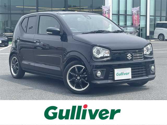スズキ アルト ターボRS 奈良県 2018(平30)年 7.1万km ブルーイッシュブラックパール3 社外ナビ　/フルセグ　/Bluetooth　/DVD再生　/ビルトインETC　/ドライブレコーダー　/運転席シートヒーター　/純正フロアマット　/純正アルミホイール　/横滑り防止装置　/衝突被害軽減ブレーキ　/オートライト/保証書/取扱説明書/スペアキー1本