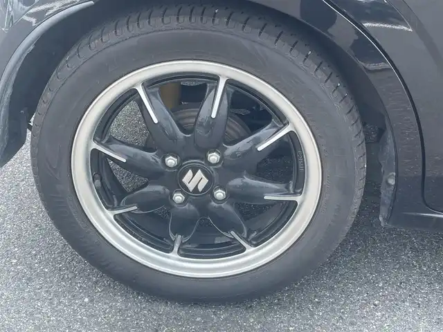 スズキ アルト ターボRS 奈良県 2018(平30)年 7.1万km ブルーイッシュブラックパール3 社外ナビ　/フルセグ　/Bluetooth　/DVD再生　/ビルトインETC　/ドライブレコーダー　/運転席シートヒーター　/純正フロアマット　/純正アルミホイール　/横滑り防止装置　/衝突被害軽減ブレーキ　/オートライト/保証書/取扱説明書/スペアキー1本