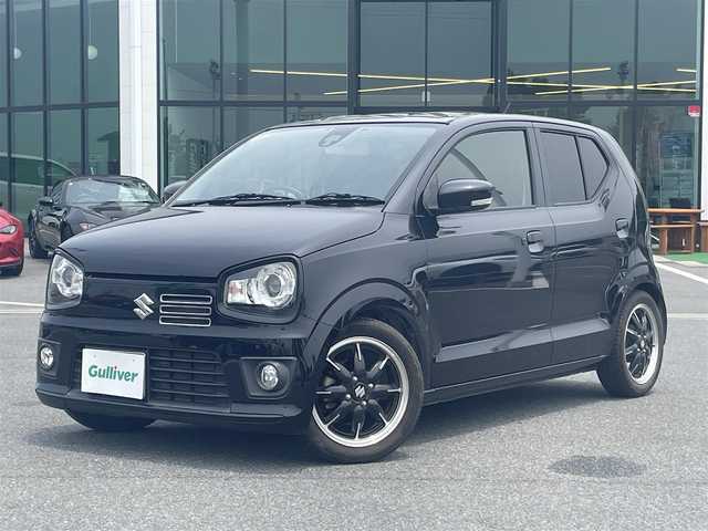 スズキ アルト ターボRS 奈良県 2018(平30)年 7.1万km ブルーイッシュブラックパール3 社外ナビ　/フルセグ　/Bluetooth　/DVD再生　/ビルトインETC　/ドライブレコーダー　/運転席シートヒーター　/純正フロアマット　/純正アルミホイール　/横滑り防止装置　/衝突被害軽減ブレーキ　/オートライト/保証書/取扱説明書/スペアキー1本