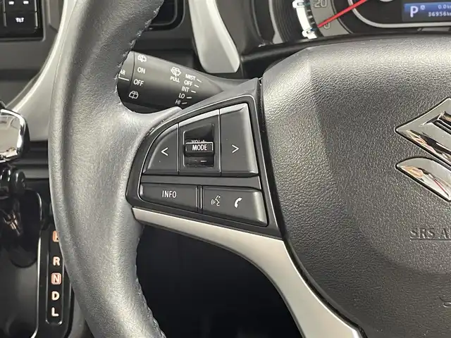 スズキ ハスラー HYBRID X 福井県 2020(令2)年 3.7万km オフブルーM ４WD/社外７インチナビ【CN-RE06WD】/CD/DVD/フルセグTV/Bluetooth/AM/FM/バックカメラ /ETC/スズキセーフティサポート/・衝突軽減ブレーキ/・オートライト/・車線維持支援機能/・車線逸脱警報機能 /プッシュスタート /シートヒーター /ダンヒルアシストコントロール/革巻きステアリング/ステアリングリモコン/ステアリングチルド機構/LED/フォグランプ
