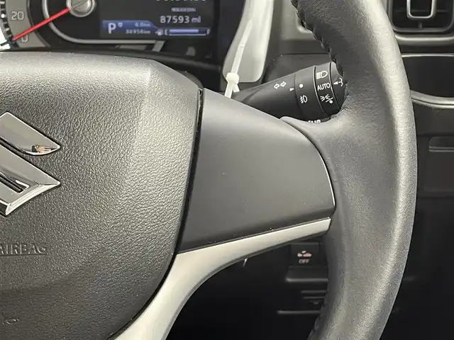 スズキ ハスラー HYBRID X 福井県 2020(令2)年 3.7万km オフブルーM ４WD/社外７インチナビ【CN-RE06WD】/CD/DVD/フルセグTV/Bluetooth/AM/FM/バックカメラ /ETC/スズキセーフティサポート/・衝突軽減ブレーキ/・オートライト/・車線維持支援機能/・車線逸脱警報機能 /プッシュスタート /シートヒーター /ダンヒルアシストコントロール/革巻きステアリング/ステアリングリモコン/ステアリングチルド機構/LED/フォグランプ