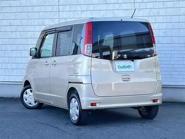 スズキ パレット L 群馬県 2012(平24)年 6.9万km クリアベージュメタリック 社外SDナビ（Panasonic CN-E330D）/(FM/AM/CD/BT/ワンセグTV)/プッシュスタート/パワステ/D席オートパワーウィンドウ/D席バニティミラー/スマートキー/マニュアルエアコン/バックカメラ/Yupiteru製ドラレコ/両側イージークローザースライドドア/ハロゲンヘッドライト/ヘッドライトレベライザー/ドアバイザー/電格ミラー/純正フロアマット/純正ホイールキャップ付き13インチスチールホイール/スペアキー×1