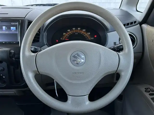 スズキ パレット L 群馬県 2012(平24)年 6.9万km クリアベージュメタリック 社外SDナビ（Panasonic CN-E330D）/(FM/AM/CD/BT/ワンセグTV)/プッシュスタート/パワステ/D席オートパワーウィンドウ/D席バニティミラー/スマートキー/マニュアルエアコン/バックカメラ/Yupiteru製ドラレコ/両側イージークローザースライドドア/ハロゲンヘッドライト/ヘッドライトレベライザー/ドアバイザー/電格ミラー/純正フロアマット/純正ホイールキャップ付き13インチスチールホイール/スペアキー×1