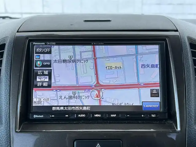 スズキ パレット L 群馬県 2012(平24)年 6.9万km クリアベージュメタリック 社外SDナビ（Panasonic CN-E330D）/(FM/AM/CD/BT/ワンセグTV)/プッシュスタート/パワステ/D席オートパワーウィンドウ/D席バニティミラー/スマートキー/マニュアルエアコン/バックカメラ/Yupiteru製ドラレコ/両側イージークローザースライドドア/ハロゲンヘッドライト/ヘッドライトレベライザー/ドアバイザー/電格ミラー/純正フロアマット/純正ホイールキャップ付き13インチスチールホイール/スペアキー×1