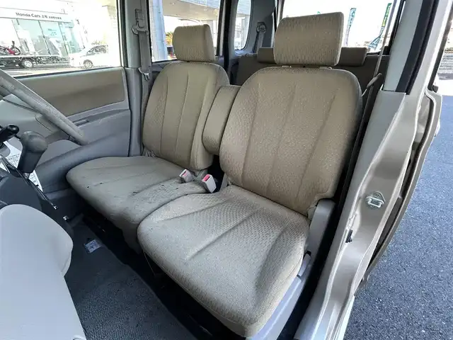 スズキ パレット L 群馬県 2012(平24)年 6.9万km クリアベージュメタリック 社外SDナビ（Panasonic CN-E330D）/(FM/AM/CD/BT/ワンセグTV)/プッシュスタート/パワステ/D席オートパワーウィンドウ/D席バニティミラー/スマートキー/マニュアルエアコン/バックカメラ/Yupiteru製ドラレコ/両側イージークローザースライドドア/ハロゲンヘッドライト/ヘッドライトレベライザー/ドアバイザー/電格ミラー/純正フロアマット/純正ホイールキャップ付き13インチスチールホイール/スペアキー×1