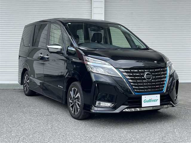 日産 セレナ e－パワー ハイウェイスター G 高知県 2020(令2)年 6.3万km ダイヤモンドブラック 純正ナビ/全方位カメラ/ドライブレコーダー/ビルトインETC/パーキングアシスト/プッシュスタート/スマートキー/スペアキー/3列目シート/両側パワースライドドア/純正フロアマット/純正16インチアルミホイール/LEDヘッドライト/デジタルインナーミラー/本革巻きステアリング/クルーズコントロール/レザーシート/オートライト/衝突被害軽減システム/盗難防止装置