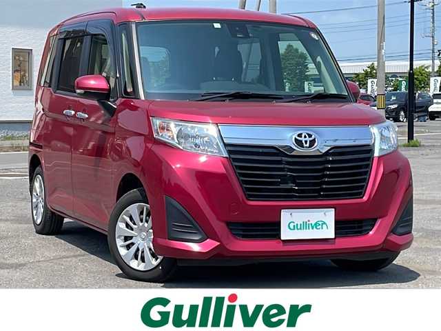 トヨタ ルーミー G S 道央・札幌 2018(平30)年 9.4万km マゼンタベリーマイカM ４WD/寒冷地仕様/純正ディーラーOPナビ/CD/SD/BT/フルセグ/スマートアシスト/衝突被害軽減ブレーキ/横滑り防止装置/クルーズコントロール/レーンキープアシスト/リヤコーナーセンサー/バックカメラ/ビルトインETC/ドライブレコーダー/アイドリングストップ/ワイパーデアイサー/両側パワースライドドア/前席シートヒーター/ステアリングリモコン/プッシュスタート/スマートキー/ハロゲンヘッドライト/オートライト/電動格納ミラー/ウィンカーミラー/純正フロアマット/ドアバイザー/スペアキー
