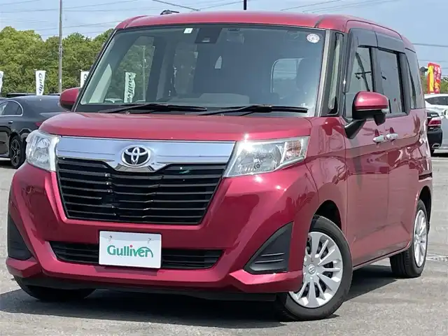 トヨタ ルーミー G S 道央・札幌 2018(平30)年 9.4万km マゼンタベリーマイカM ４WD/寒冷地仕様/純正ディーラーOPナビ/CD/SD/BT/フルセグ/スマートアシスト/衝突被害軽減ブレーキ/横滑り防止装置/クルーズコントロール/レーンキープアシスト/リヤコーナーセンサー/バックカメラ/ビルトインETC/ドライブレコーダー/アイドリングストップ/ワイパーデアイサー/両側パワースライドドア/前席シートヒーター/ステアリングリモコン/プッシュスタート/スマートキー/ハロゲンヘッドライト/オートライト/電動格納ミラー/ウィンカーミラー/純正フロアマット/ドアバイザー/スペアキー