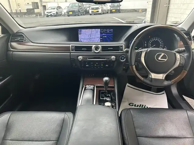 レクサス ＧＳ 450h Iパッケージ 群馬県 2012(平24)年 7.8万km スターライトブラックガラスフレーク 純正ナビ(AM・FM/CD・DVD/BT)/フルセグTV/ビルトインETC/パドルシフト/クルーズコントロール/横滑り防止装置/レザーシート/パワーシート(D/N席)/シートヒーター(D/N席)/エアーシート(D/N席)/純正フロアマット/ステアリングヒーター/オートライト/LEDヘッドライト/プッシュスタート/スマートキー×2/取扱説明書