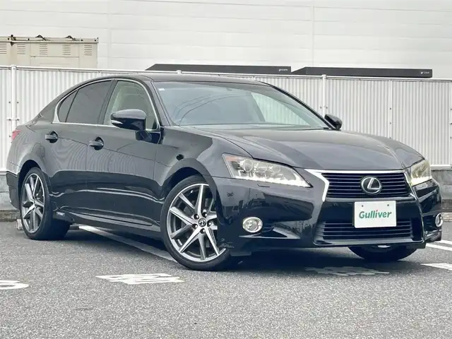 レクサス ＧＳ 450h Iパッケージ 群馬県 2012(平24)年 7.8万km スターライトブラックガラスフレーク 純正ナビ(AM・FM/CD・DVD/BT)/フルセグTV/ビルトインETC/パドルシフト/クルーズコントロール/横滑り防止装置/レザーシート/パワーシート(D/N席)/シートヒーター(D/N席)/エアーシート(D/N席)/純正フロアマット/ステアリングヒーター/オートライト/LEDヘッドライト/プッシュスタート/スマートキー×2/取扱説明書