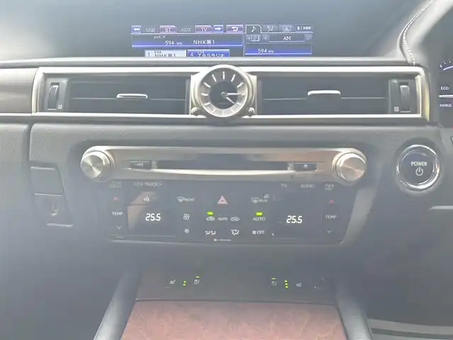 レクサス ＧＳ 450h Iパッケージ 群馬県 2012(平24)年 7.8万km スターライトブラックガラスフレーク 純正ナビ(AM・FM/CD・DVD/BT)/フルセグTV/ビルトインETC/パドルシフト/クルーズコントロール/横滑り防止装置/レザーシート/パワーシート(D/N席)/シートヒーター(D/N席)/エアーシート(D/N席)/純正フロアマット/ステアリングヒーター/オートライト/LEDヘッドライト/プッシュスタート/スマートキー×2/取扱説明書