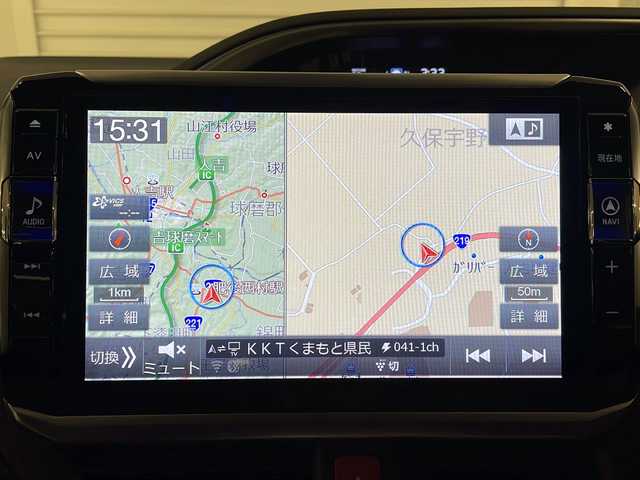 トヨタ ヴォクシー ZS 煌 熊本県 2018(平30)年 9.7万km ホワイトパールクリスタルシャイン アルパイン11インチナビ/（CD/DVD/フルセグTV/BT、HDMI）/バックカメラ/アルパイン12.8インチフリップダウンモニター/ETC/クルーズコントロール/オートハイビーム/オートライト/トヨタセーフティーセンス/両側パワースライドドア/クルーズコントロール/LEDヘッドライト/ビルトインETC/純正16インチアルミホイール/プッシュスタート/スマートキー