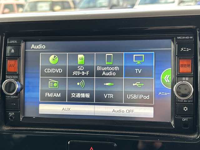 日産 デイズ ルークス HWS X Vセレ +SeftyⅡ 茨城県 2015(平27)年 7.3万km ブラック 純正７インチＳＤナビ【MC314D-W】/(地デジTV・CD・DVD・BT・ラジオ再生)/片側パワースライドドア/衝突軽減システム/横滑り防止機能/ETC/純正14インチアルミホイール/純正フロアマット/スマートキー/プッシュスタート