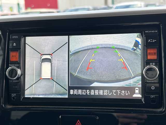 日産 デイズ ルークス HWS X Vセレ +SeftyⅡ 茨城県 2015(平27)年 7.3万km ブラック 純正７インチＳＤナビ【MC314D-W】/(地デジTV・CD・DVD・BT・ラジオ再生)/片側パワースライドドア/衝突軽減システム/横滑り防止機能/ETC/純正14インチアルミホイール/純正フロアマット/スマートキー/プッシュスタート