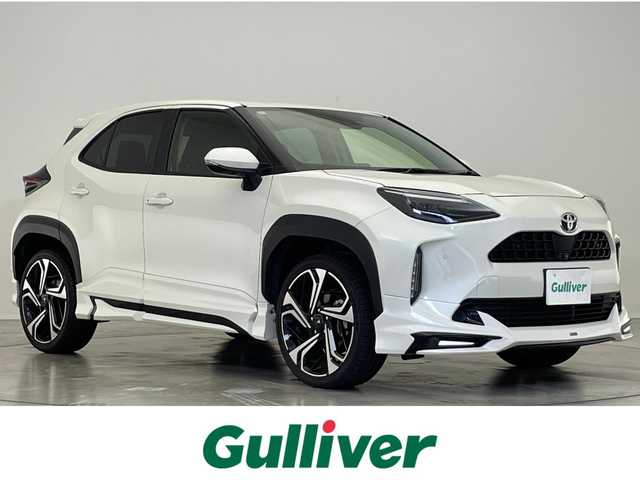 トヨタ ヤリスクロス G 熊本県 2020(令2)年 2.8万km ホワイトパールクリスタルシャイン モデリスタエアロ/純正8インチナビ/（Bluetooth/USB/Miracast）/追従クルーズコントロール/ブラインドスポットモニター/パワーシート/シートヒーター/ステアリングヒーター/パワーバックドア/純正LEDヘッドライト/オートマチックハイビーム/純正１９AW/コーナーセンサー/ドライブレコーダー/スマートキー