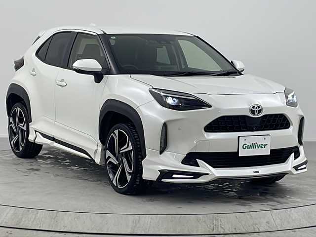 トヨタ ヤリスクロス G 熊本県 2020(令2)年 2.8万km ホワイトパールクリスタルシャイン モデリスタエアロ/純正8インチナビ/（Bluetooth/USB/Miracast）/追従クルーズコントロール/ブラインドスポットモニター/パワーシート/シートヒーター/ステアリングヒーター/パワーバックドア/純正LEDヘッドライト/オートマチックハイビーム/純正１９AW/コーナーセンサー/ドライブレコーダー/スマートキー