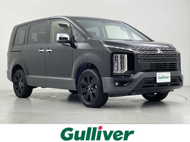 三菱 デリカＤ：５ P 愛知県 2021(令3)年 6.2万km エメラルドブラックパール/アイガーグレーメタリック ８インチナビ・フルセグTV/全方位カメラ/レーダークルーズコントロール/オートステップ/両側パワースライドドア/パワーバックドア/LEDヘッドライト/ETC/パドルシフト/パワーシート/レーダークルーズ/電動パーキングブレーキ
