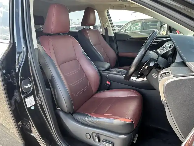 レクサス ＮＸ 300h バージョンL 佐賀県 2016(平28)年 7.9万km グラファイトブラックガラスフレーク ムーンルーフ/茶革シート/純正メモリーナビゲーション/・フルセグTV/CD/DVD/USB/Bluetooth/パノラミックビューモニター/ビルトインETC2.0/パワーバックドア/電子パーキングブレーキ/・AUTO HOLD機能/全席パワーシート(D席メモリー機能付)/DN席シートヒーター/シートベンチレーション/ISOFIX対応/パドルシフト/革巻きステアリング/ステアリングヒーター/ステリングリモコン/純正18インチアルミホイール/純正三眼LEDヘッドライト/純正LEDフォグランプ/純正フロアマット/取扱説明書/スペアキー１本/カードキー１枚/レーダークルーズコントロール/プリクラッシュセーフティ/ブラインドスポットモニター/クリアランスソナー