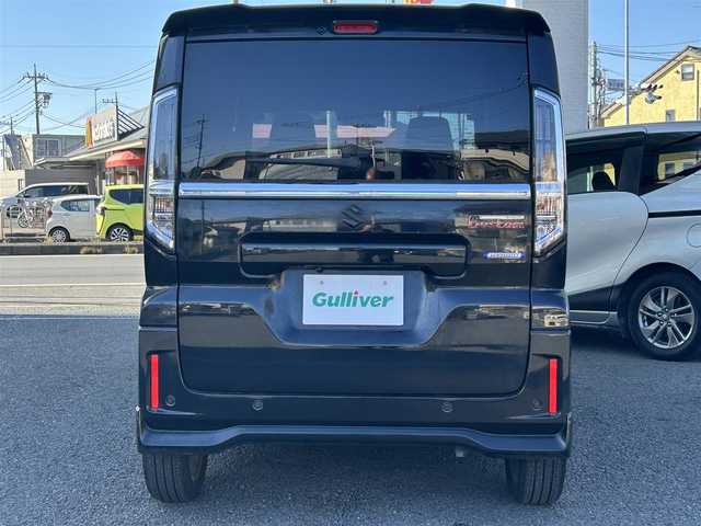 スズキ スペーシア カスタム HYBRID XS 福島県 2025(令7)年 0.8万km ブルーイッシュブラックパール3 ・HYBRID XS 全方位モニター付メモリーナビゲーション/　　スズキコネクト対応通信機装着車/・デュアルセンサーブレーキサポートII/・運転席・助手席・サイド・カーテンエアバック/・１か月　６か月点検済/・ワンオーナー/・純正ナビフルセグTV：BT/・アラウンドビューモニター/・スロットルコントローラー/・ハーフレザーシート/・シートヒーター/・ステアリングヒーター/・クルーズコントロール/・ステアリングリモコン/・両側パワースライドドア/・リアサーキュレーター/・純正１５インチアルミ/・スマートキー/・プッシュスタート/・アームレスト/・オートライト/・LEDヘットライト/・LEDフォグライト/・DSBS/・LDP/・ACC/・標識認識/・発信車お知らせ/・コーナーセンサー/・保証書/・取説