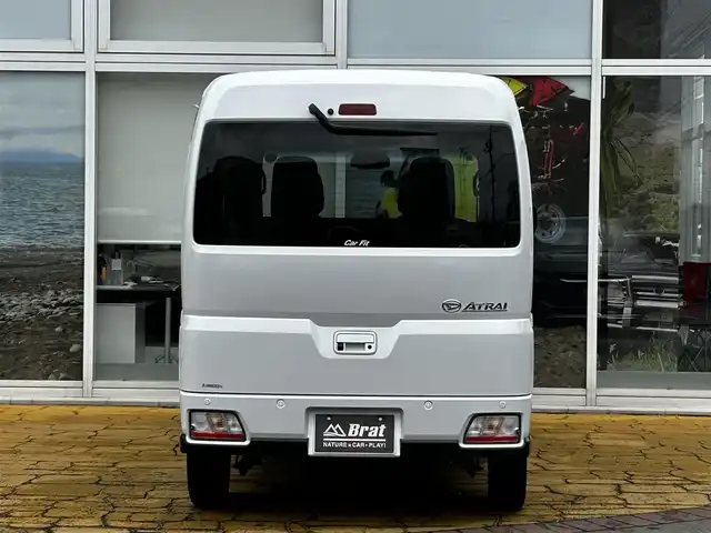 ダイハツ アトレー バン RS 道北・旭川 2025(令7)年 0.2万km シャイニングホワイトパール ターボ/両側パワースライドドア/プッシュスタート/スマートキー/クルーズコントロール/オートライト/LEDヘッドライト/コーナーセンサー