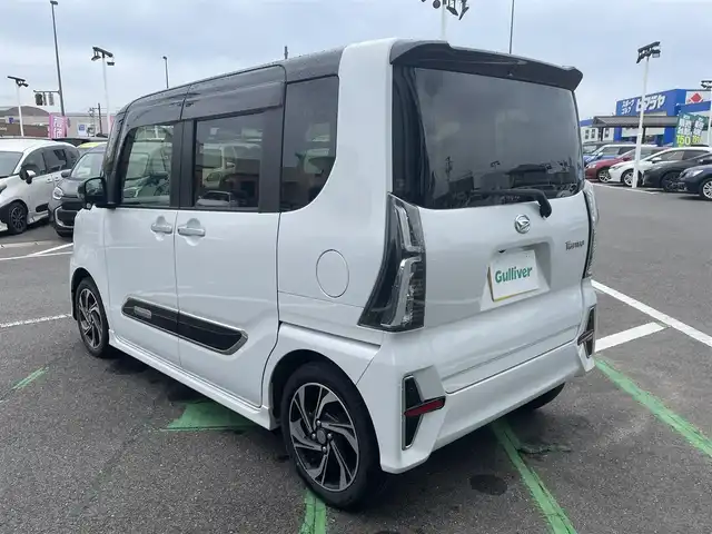 ダイハツ タント カスタム RS スタイルセレクション 長崎県 2021(令3)年 1.7万km ブラックマイカメタリック/シャイニングホワイトパール 全方位カメラ/社外ナビ/前後ドライブレコーダー/ビルトインETC/前席シートヒーター/ハーフレザーシート/両側パワースライドドア/スマートアシストIII/LEDヘッドライト/レーダークルーズコントロール/オートライト/LEDヘッドライト/スマートキー/スペアキー/アイドリングストップ/コーナーセンサー